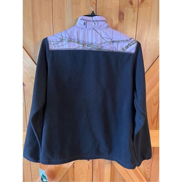 Mossy Oak Performance Fleece/Camo Womens Size Large Jacket Zips Up nwt (2714) - Picture 4 of 4